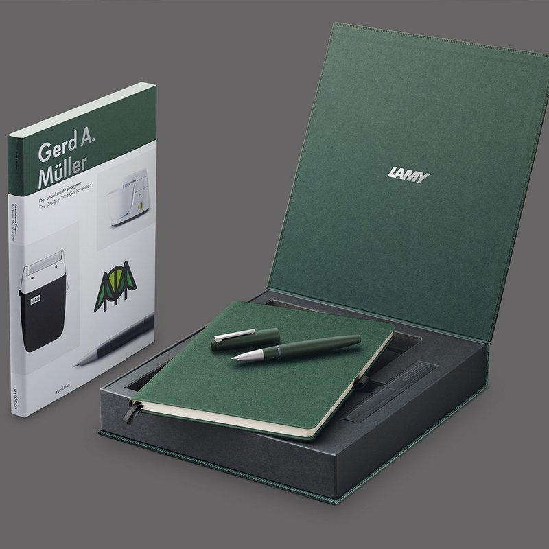 LAMY Global Limited 58th Anniversary Fountain Pen Gift Box/2000 58th Anniversary Series - Pine Green - ปากกาหมึกซึม - โลหะ สีเขียว