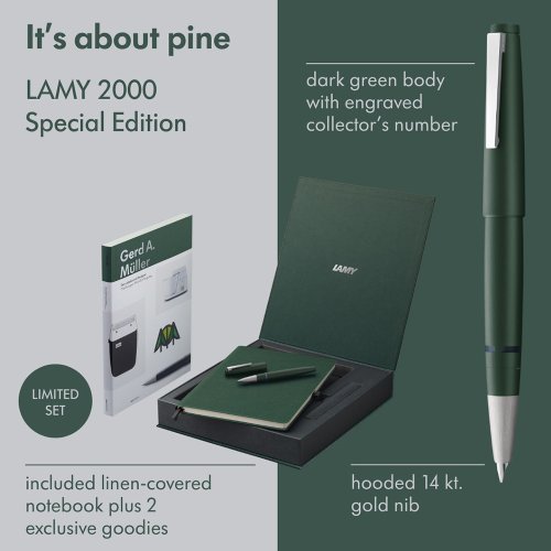 ラミー2000万年筆、50週年、限定5000本 LAMY グローバル限定 58 周年記念万年筆 ギフトボックス/2000 58