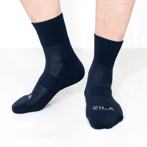 ZILA SOCKS | 台灣織襪設計品牌 毛巾氣墊寬口襪 | 男女尺寸