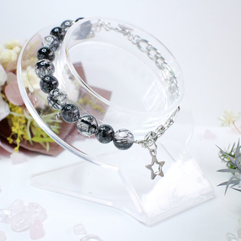 Six Cats handmade design natural crystal lucky bracelet gift - Bracelets - Crystal 