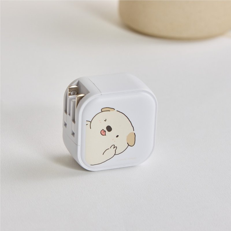 嗚比的朋友YA GaN 45W Type-C雙孔充電頭 - 科技小物 - 塑膠 多色