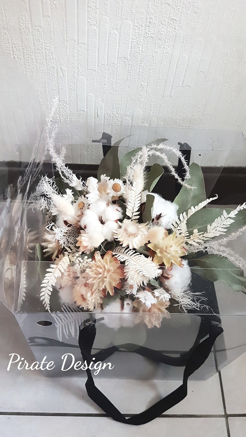 Haizang Design│Add a special box for bouquets - Dried Flowers & Bouquets - Plastic Transparent