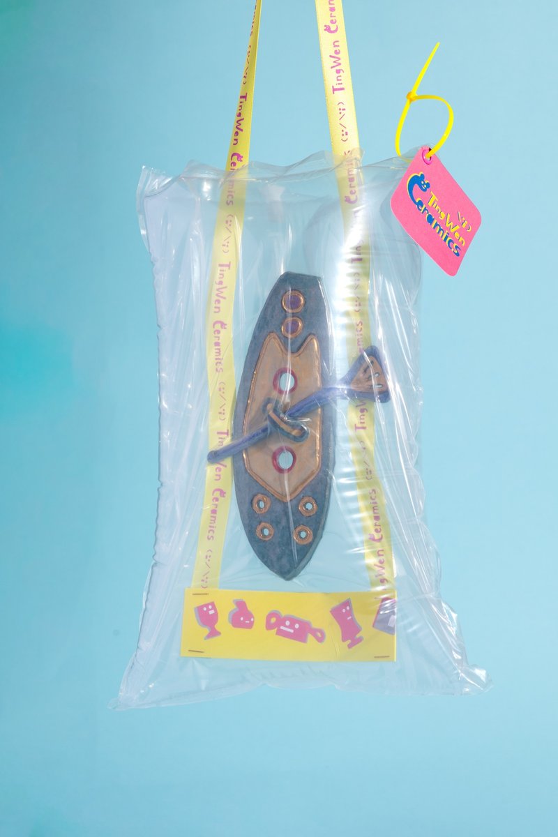 人生のSUP - 擺飾/家飾品 - 陶 藍色