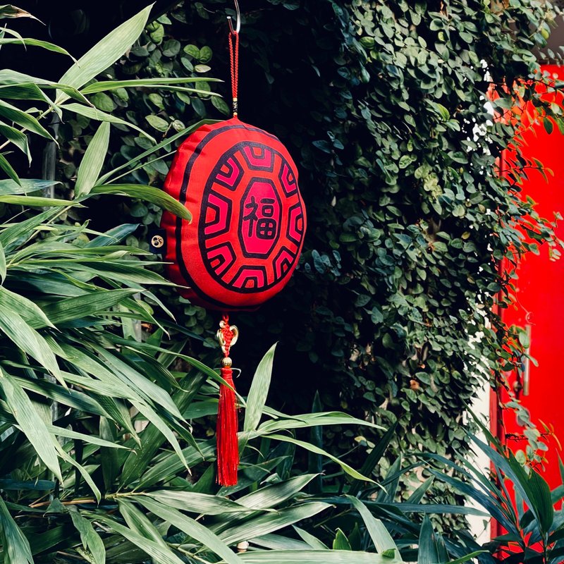 [Spot] Red Tortoise Cake Spring Festival couplets New Year's New Year hanging ornaments Miyue wedding banquet big birthday Spring Festival cloth Spring Festival couplets - Items for Display - Polyester Red