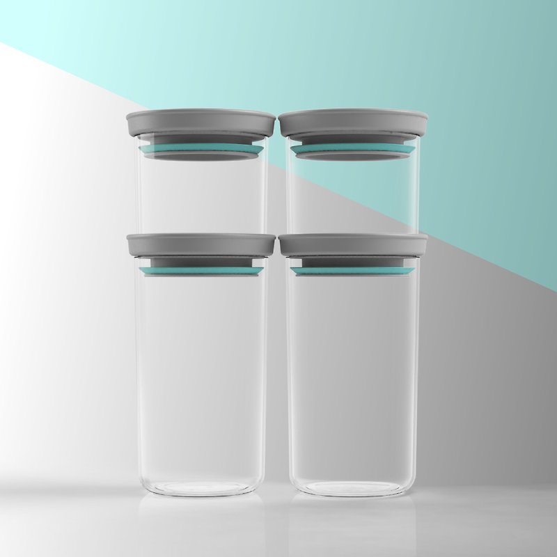【PASTEL SERIES】ROUND CANISTER - Storage - Plastic Multicolor