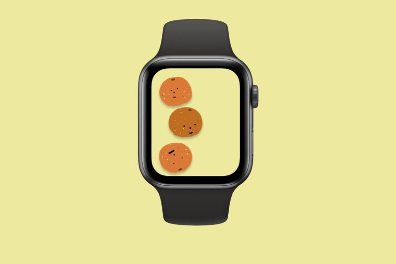 Apple Watch Wallpaper,Decor,Digital Painting - Orange friend - 電腦手機桌布/貼圖/App 圖示 - 其他材質 