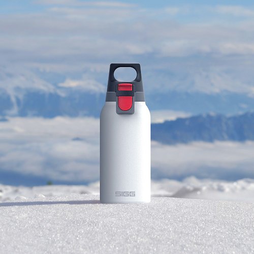 SIGG Taiwan (授權總代理) 瑞士百年 SIGG 彈蓋輕量保溫瓶 330ml - 純雪