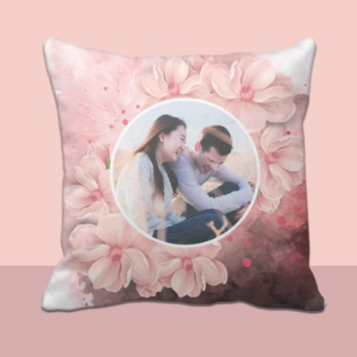 hkgiftforu 【母親節禮物】客製化抱枕-玫瑰紅浪漫花海情侶抱枕