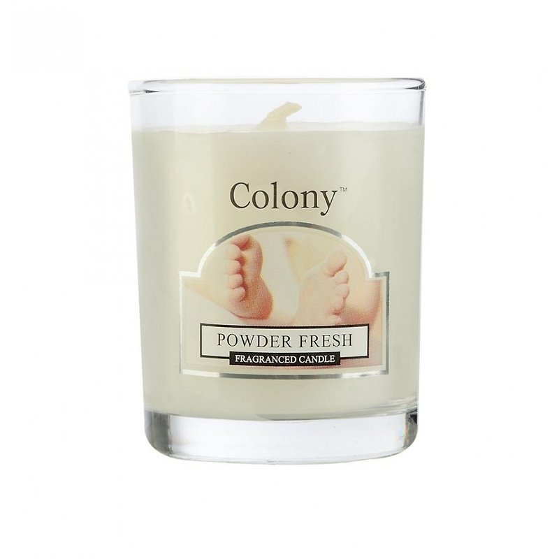 British fragrance Colony series powder compact cans of glass candles - เทียน/เชิงเทียน - ขี้ผึ้ง 