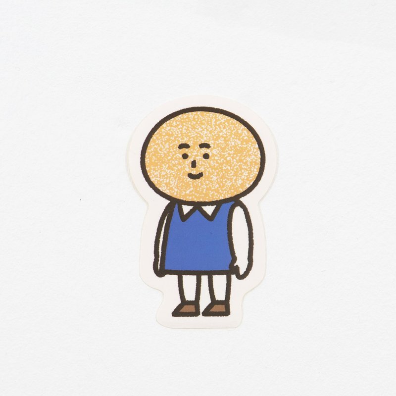 Die-cut sticker Ando-kun - Stickers - Paper Brown