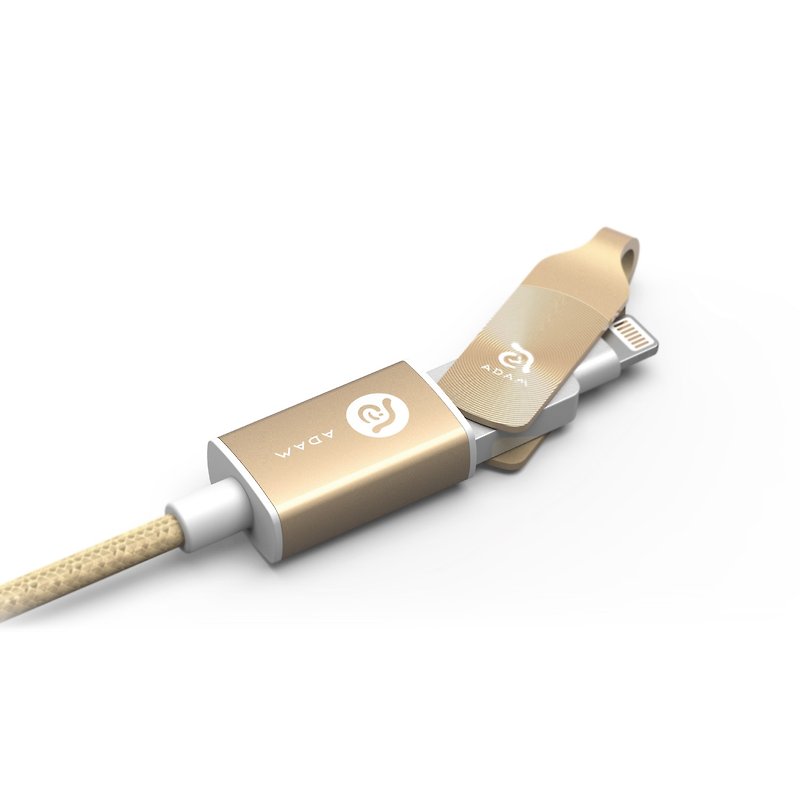 PeAk AFM13 USB3.1 USB3.1 male to female adapter gold 4714781445764 - Chargers & Cables - Other Metals Gold