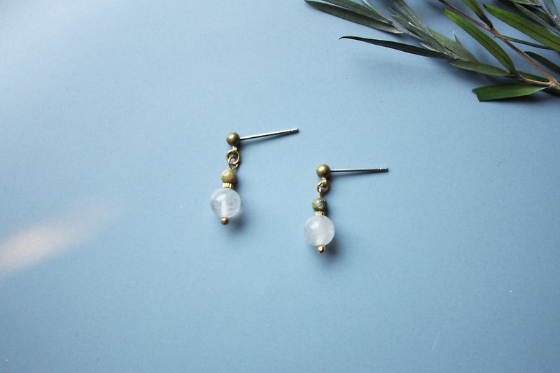 Multi - earring  clip-on earring - Earrings & Clip-ons - Copper & Brass Gray