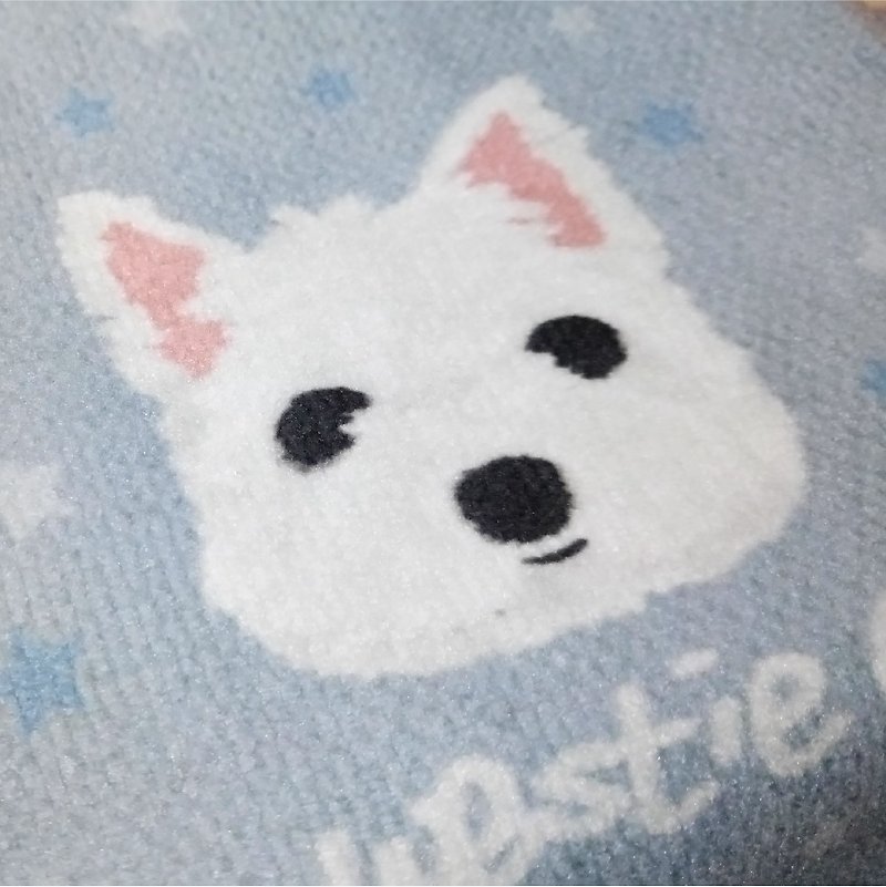 West Highland White Terrier ~ Small Square - ผ้าขนหนู - เส้นใยสังเคราะห์ 