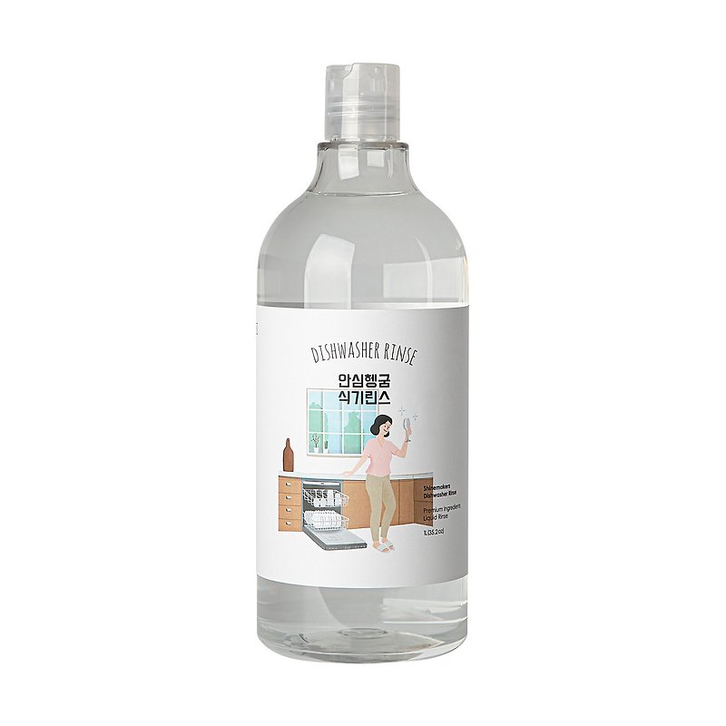 Korean SHINE MAKERS special polish for dishwashers - Dish Detergent - Plastic White
