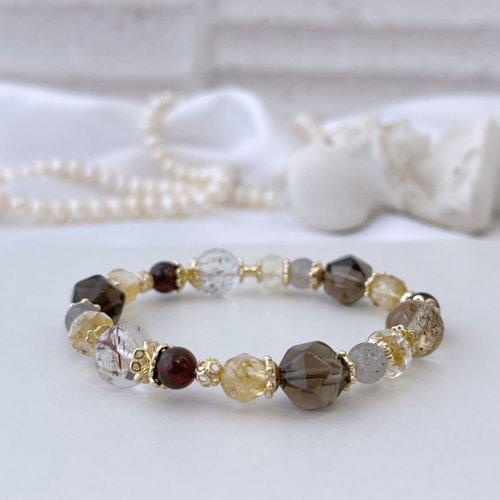 Good Luck and Prosperity Black Gold Super Seven Citrine
