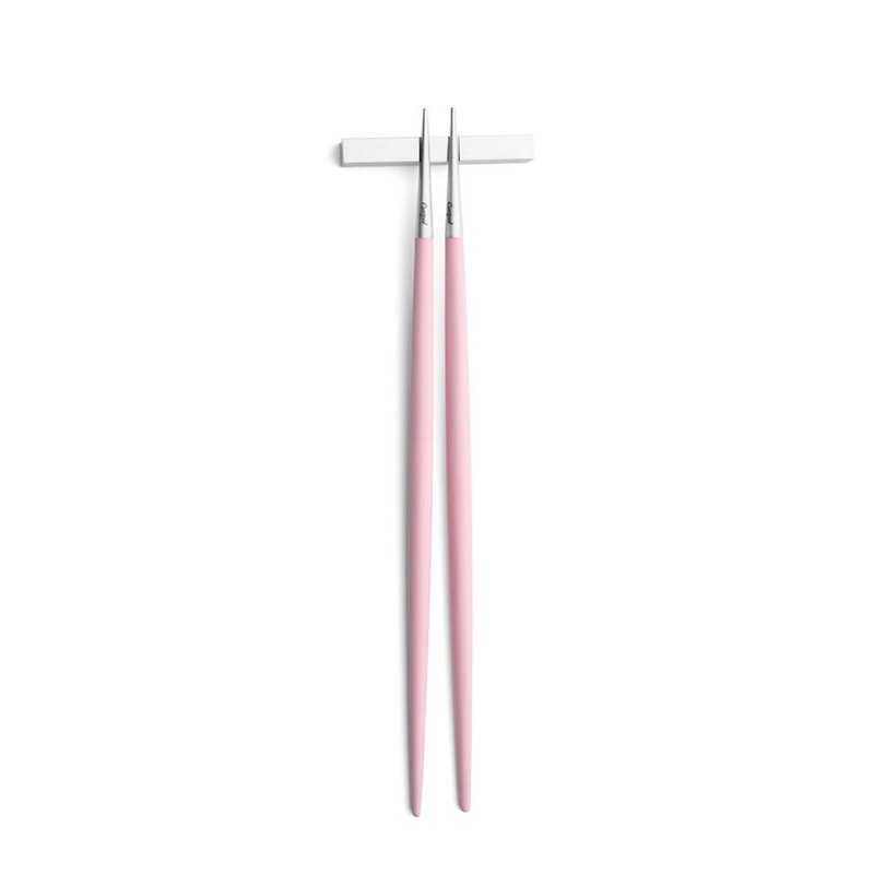 GOA PINK MATTE CHOPSTICKS SET - Cutlery & Flatware - Stainless Steel Pink