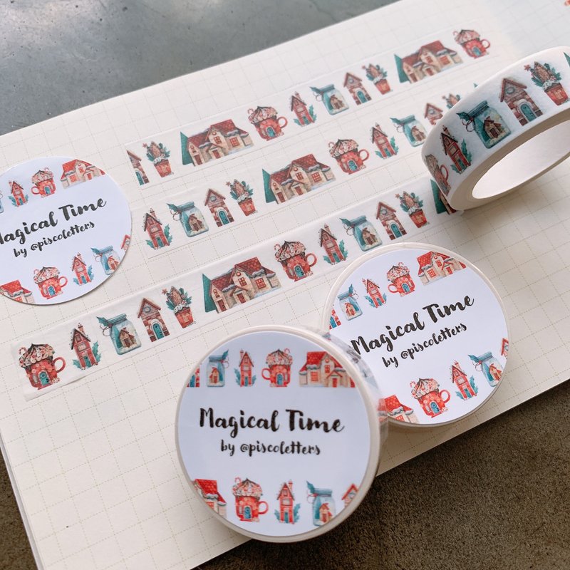 Magical Time Washi Tape - Washi Tape - Paper Multicolor