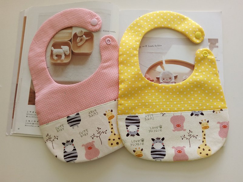 Zoo births gifts Baby Bibs two promotions group - Bibs - Cotton & Hemp Multicolor