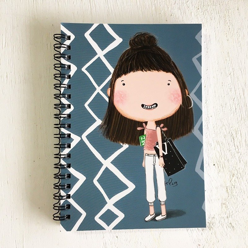 Portable notebook notepad painting this (HUA-0028-D) - Notebooks & Journals - Paper Blue
