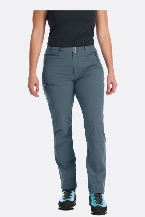山衣丁 【RAB】Incline AS Pants Wmns 防風防潑水軟殼長褲 女款 獵戶藍