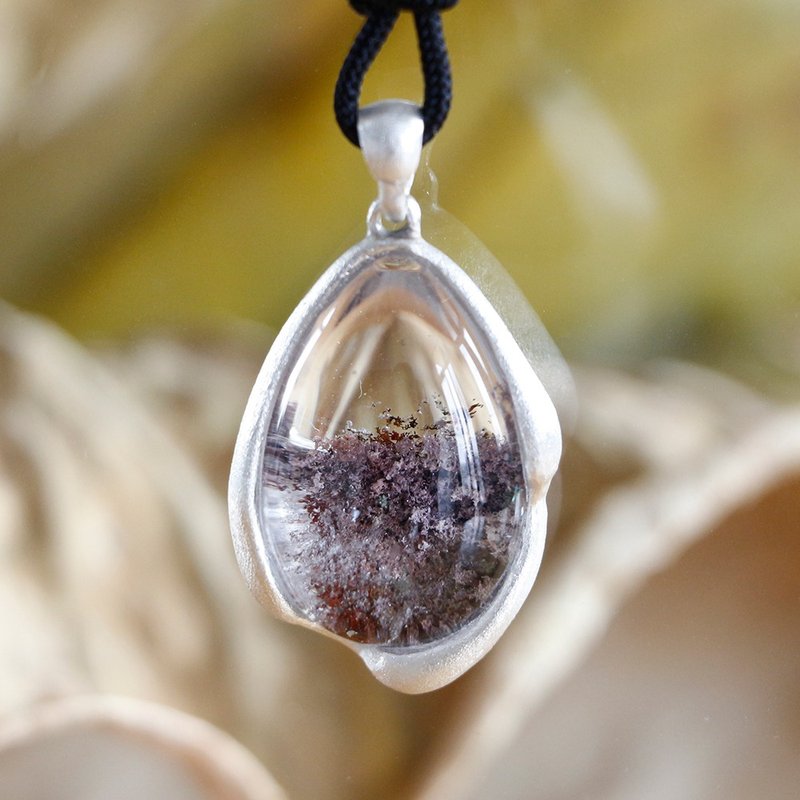 原創手工 異像水晶幽靈水晶純銀吊墜 - 吊飾/掛飾 - 純銀 多色