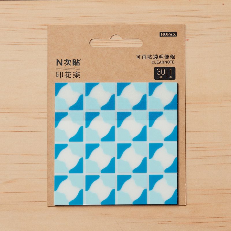 Clearnote/Old Ceramic Tile No.3/Multi-color - Sticky Notes & Notepads - Plastic Multicolor