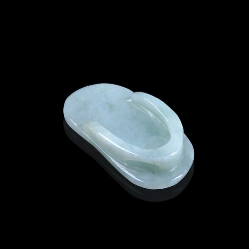 瓔珞珠寶盒 E.L.Jewelry Box 【平步青雲】冰種翡翠拖鞋項鍊擺飾 | 天然緬甸玉A貨翡翠 | 送禮