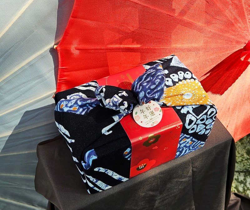 賀新春 - 精品咖啡濾掛式咖啡禮盒20入 - 2026日式風呂敷春節禮盒 - 咖啡/咖啡豆 - 其他材質 