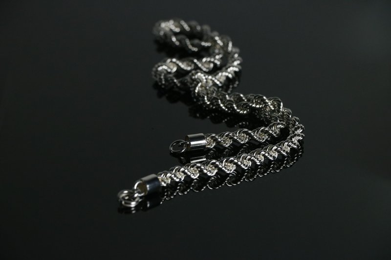 twist necklace - สร้อยคอ - เงินแท้ 