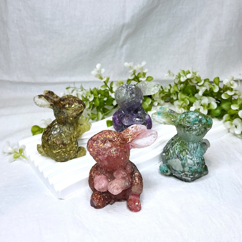 Aogang Energy Small Object—Energy Bunny_Standing Posture - Items for Display - Resin Multicolor