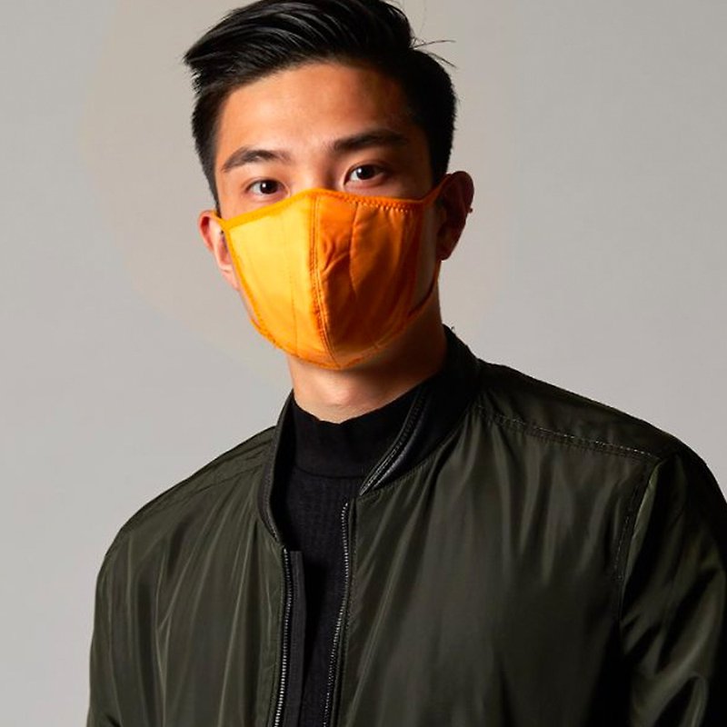 Hong Kong MasKolor PRO 2.0 GINGER Gold Turmeric Machine Washable Antibacterial Mask - Face Masks - Other Man-Made Fibers Orange