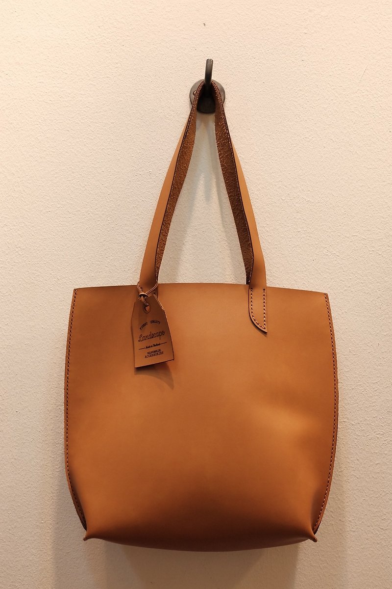 SWAN TOTEBAG + TASSEL - Handbags & Totes - Faux Leather Red