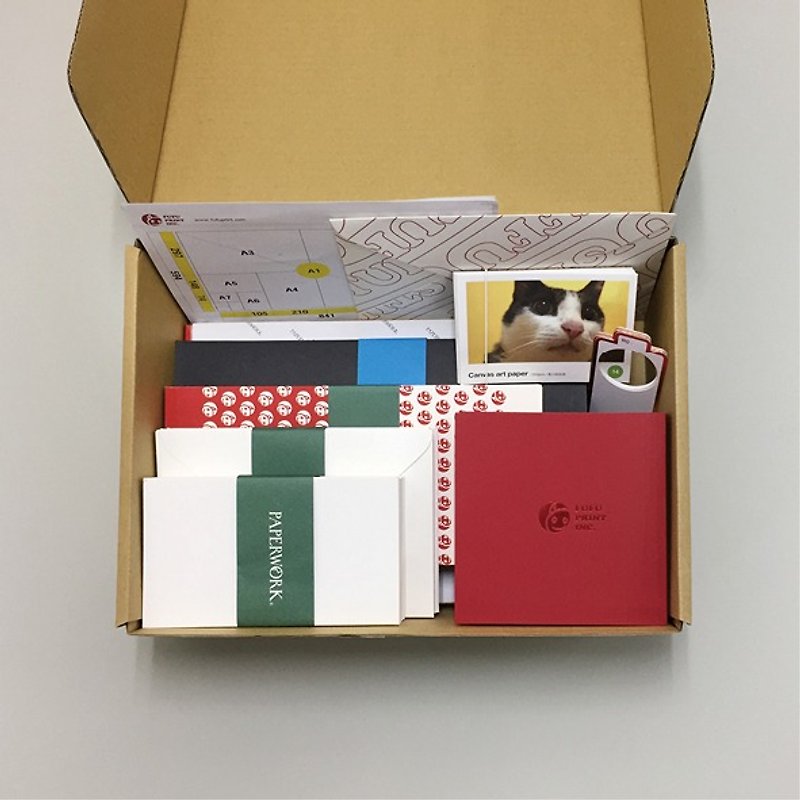 + Side printed paper sample box (each person may purchase a) - อื่นๆ - กระดาษ หลากหลายสี