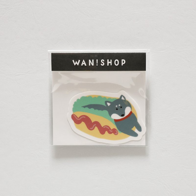 [Sticker] hot dog / hot dog [sticker] - Stickers - Paper Multicolor