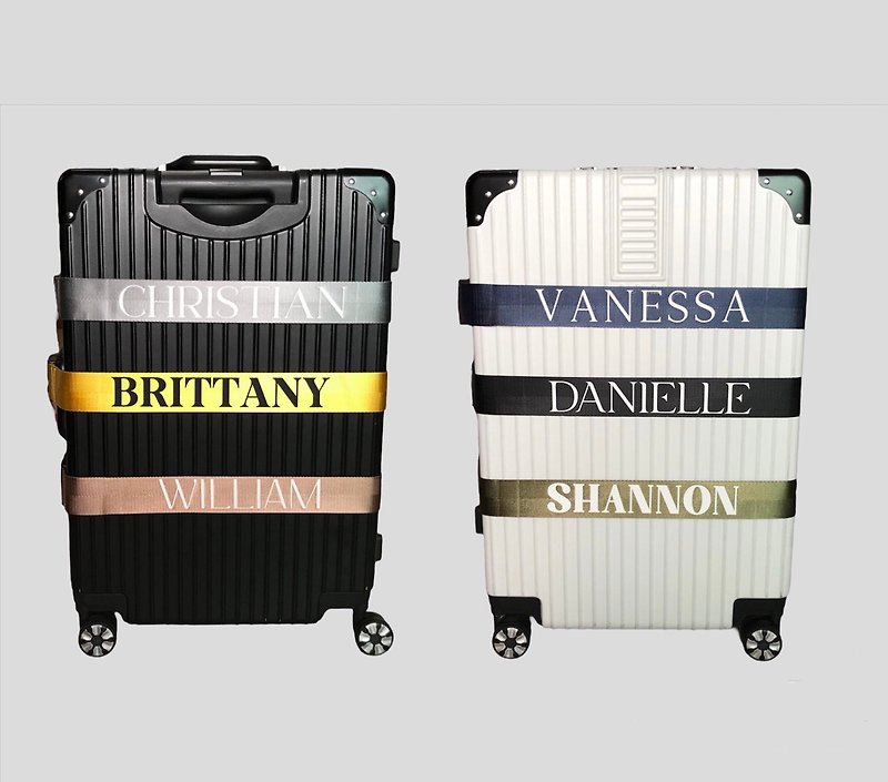 Personalised Luggage strap, Luggage Strap, Travel Belt, Security Luggage Strap, - 行李箱/旅行袋 - 尼龍 多色
