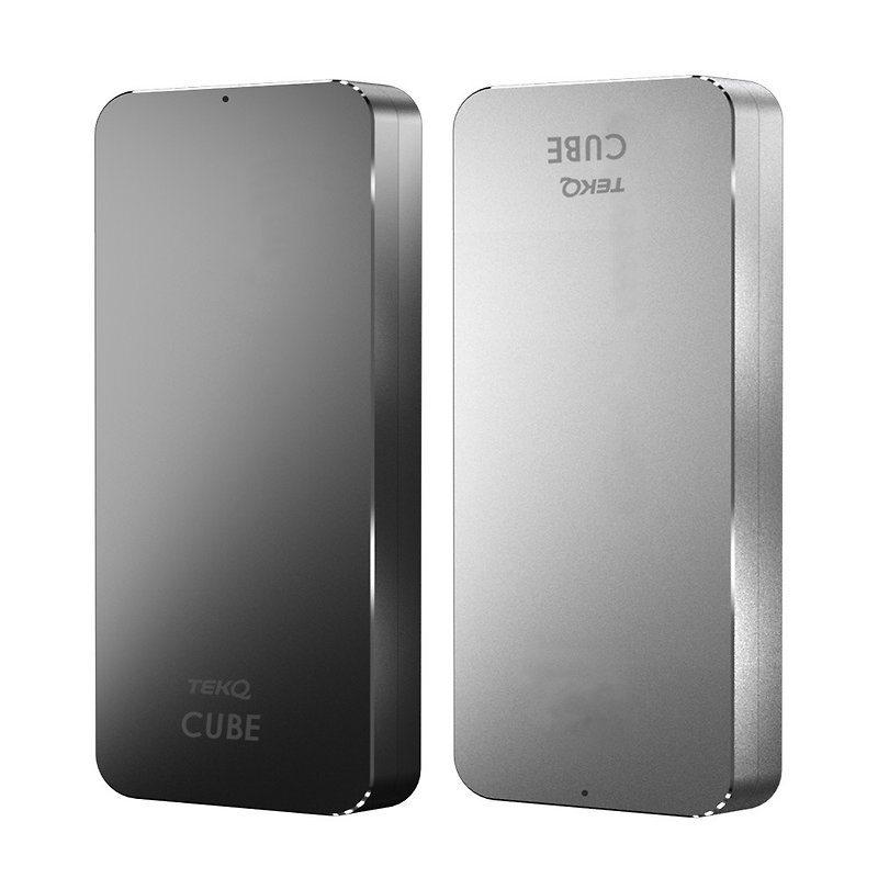 [TEKQ] Cube Thunderbolt 3 960G SSD外付けハードドライブ - シルバー - その他 - 金属 