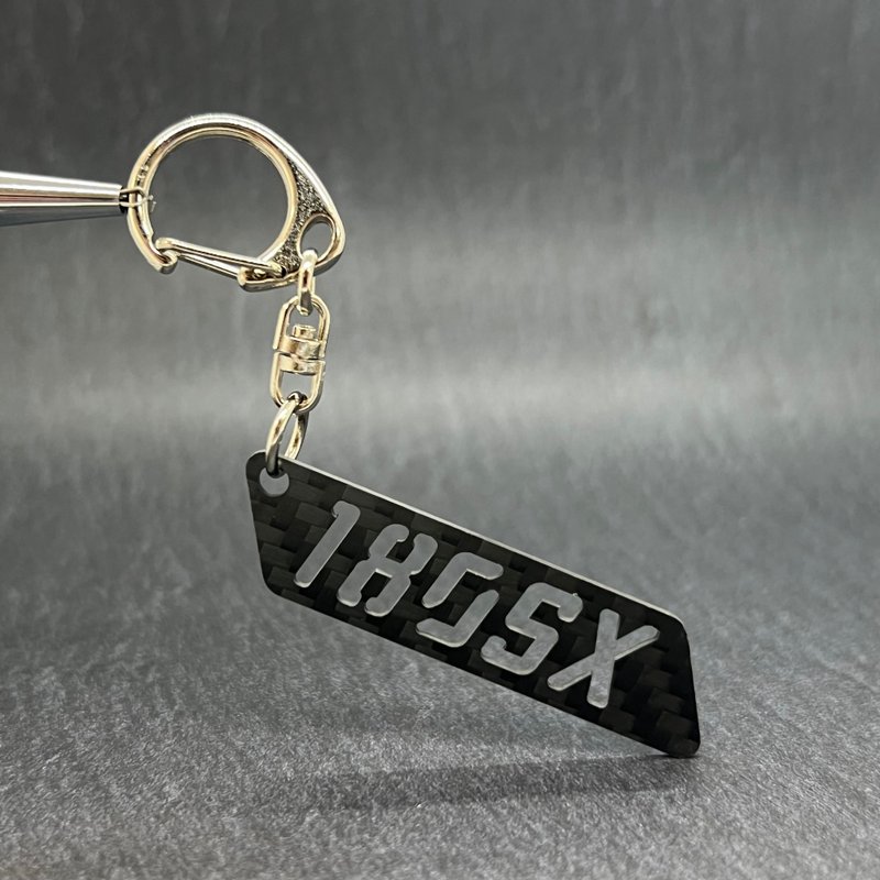 ドライカーボンキーホルダー 日産 180SX ワンエイティ キーリング JEREV - 鑰匙圈/鑰匙包 - 碳纖維 黑色