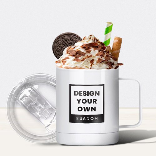 KUSDOM 輕鬆客製 生活百貨 【客製化禮物】不鏽鋼保溫馬克杯(300ml) │茶/禮物/飲料杯/咖啡