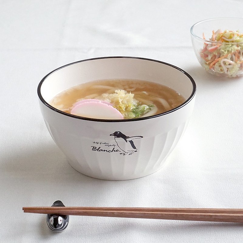 Blanche Salad Bowl L-Size 900ml 15cm Cereal Bowl Grain Food Noodle Made In Japan - 碗 - 塑膠 白色