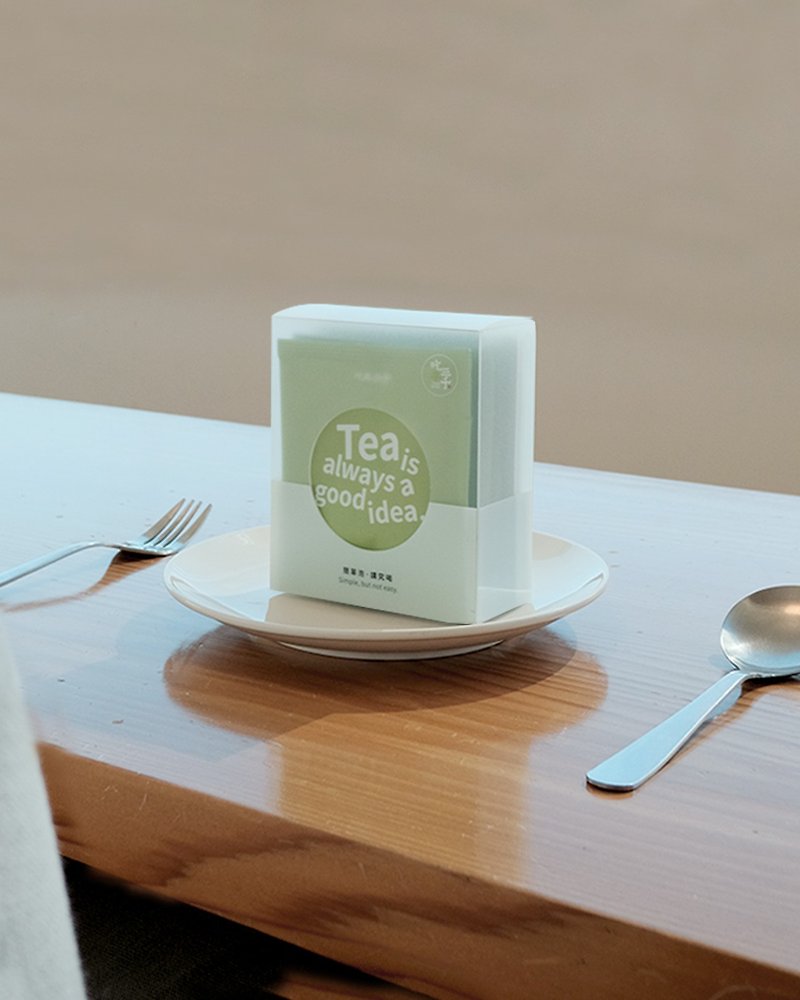 簡單方盒—玉露青茶三角茶包 - 茶葉/茶包 - 其他材質 