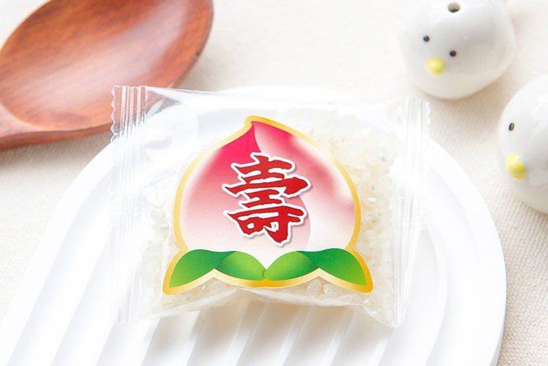壽桃 神明祝壽 迷你平安米 20克 神明聖誕 拜拜供品 結緣品 平安 - 米/五穀雜糧 - 新鮮食材 粉紅色