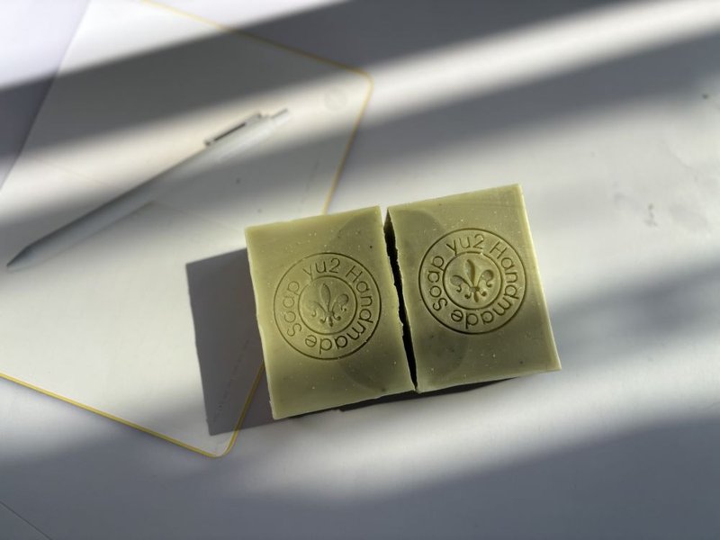 【先行予約受付中】アボカドオリーブよもぎ手作り石鹸 - 石けん - その他の素材 