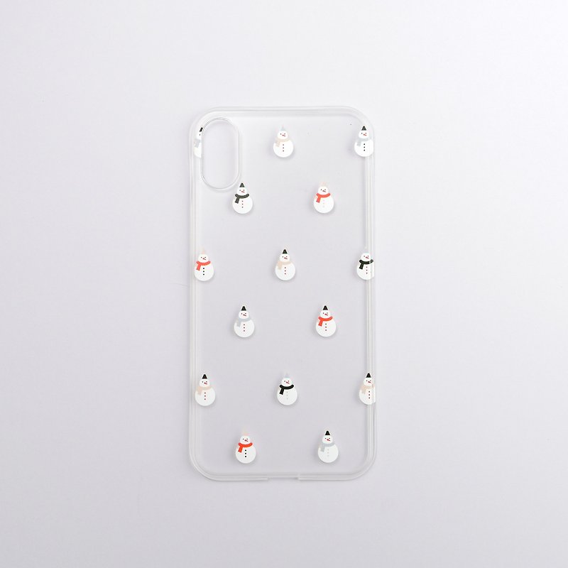 Mod NX Single Buy Backboard / Christmas Limited Edition - Christmas Snowman for iPhone Series - อุปกรณ์เสริมอื่น ๆ - พลาสติก หลากหลายสี