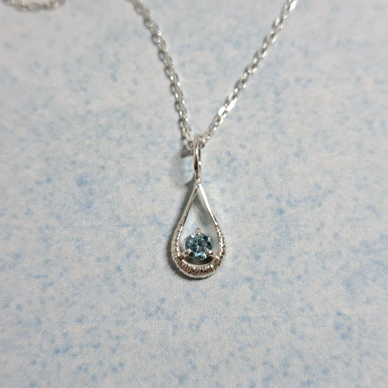 清晨雨滴 No.57 - 項鍊 - 銀 