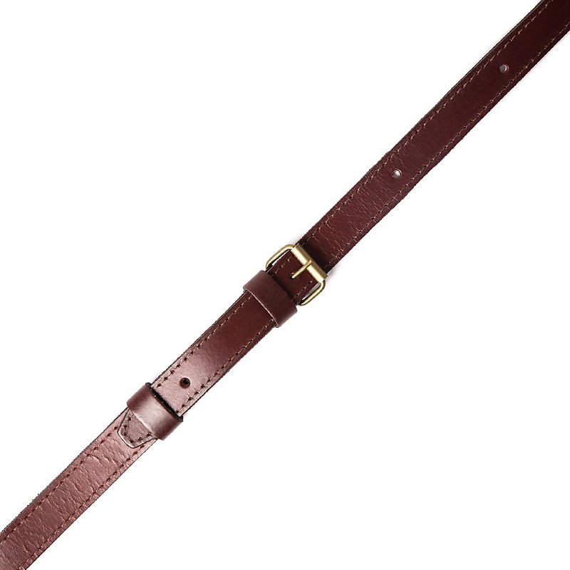 Stephy leather suspender brown - Other - Genuine Leather Brown