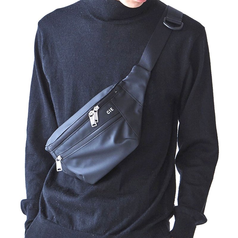 Tokyo, Japan's straightforward lightweight water-repellent and anti-wear nylon side/chest bag Made in Japan by CIE - Messenger Bags & Sling Bags - Waterproof Material 