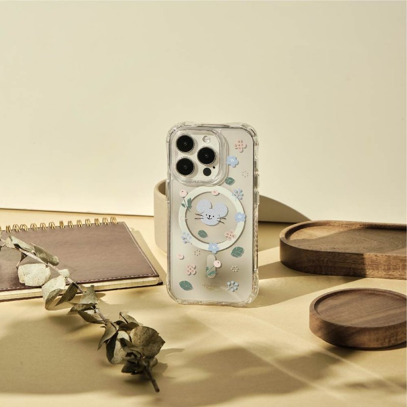 Mandie Huahua Mouse Anti-Yellow and Anti-fall MagSafe iPhone Case - Phone Cases - Plastic Transparent