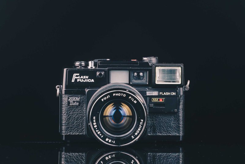 FUJICA FLASH ZOOM DATE #0846 #135底片相機 - 相機/拍立得/底片相機 - 其他金屬 