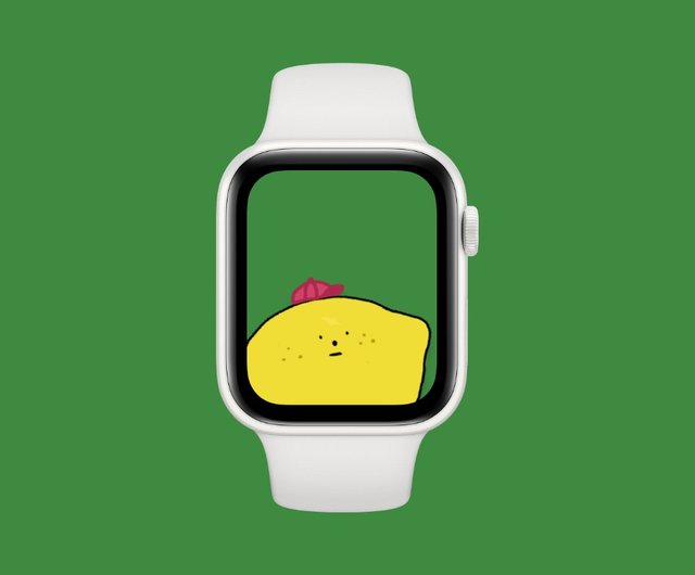 Apple Watch Wallpaper Decor Digital Painting Lemon Man ショップ Be Bear Boy ガジェット Pinkoi