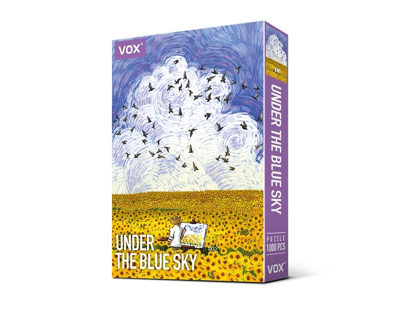 1000 piece puzzle under the blue sky and the sun - Puzzles - Paper 